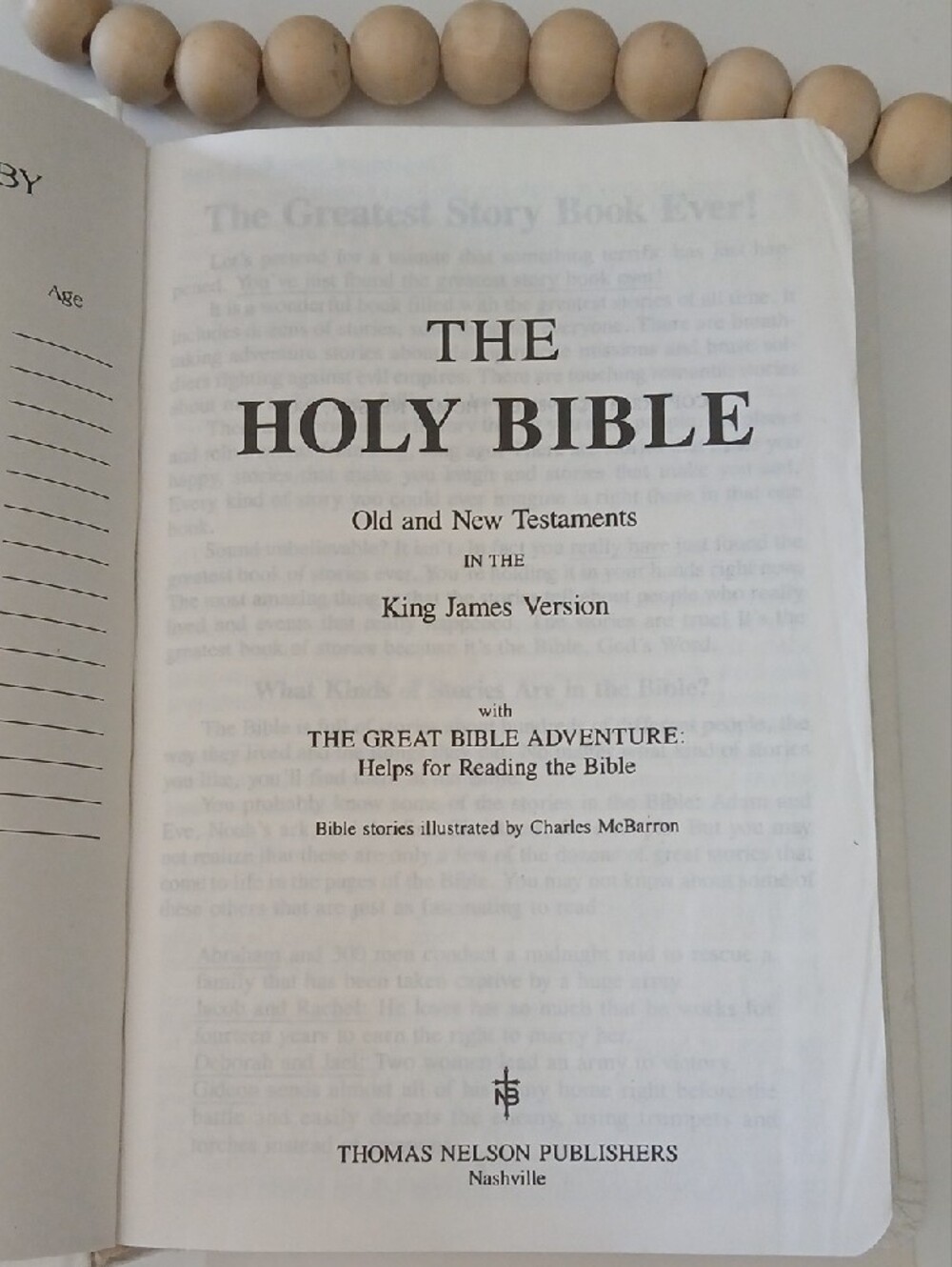 VINTAGE Baby's First Bible Set - Old & New Testament in King James Version - Picture 6 of 8